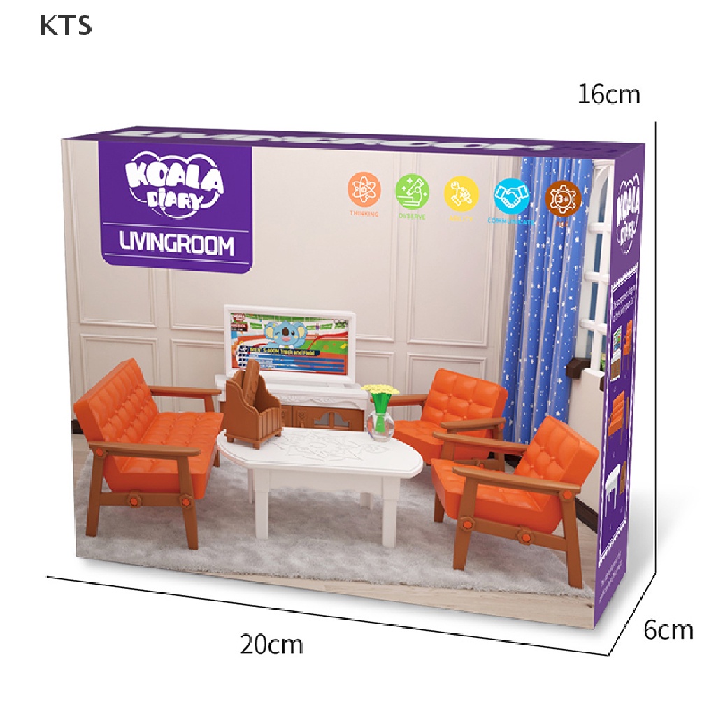 Bộ Đồ Chơi Nội Thất Phòng Ngủ / Nhà Bếp / Phòng Tắm KTS Tỉ Lệ 1: 12