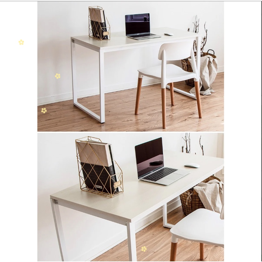 Bàn làm việc kích thước đa dạng màu sắc bắt mắt, Bàn học đa năng có giá sách thông minh tiện lợi S-FURNITURE BLV09