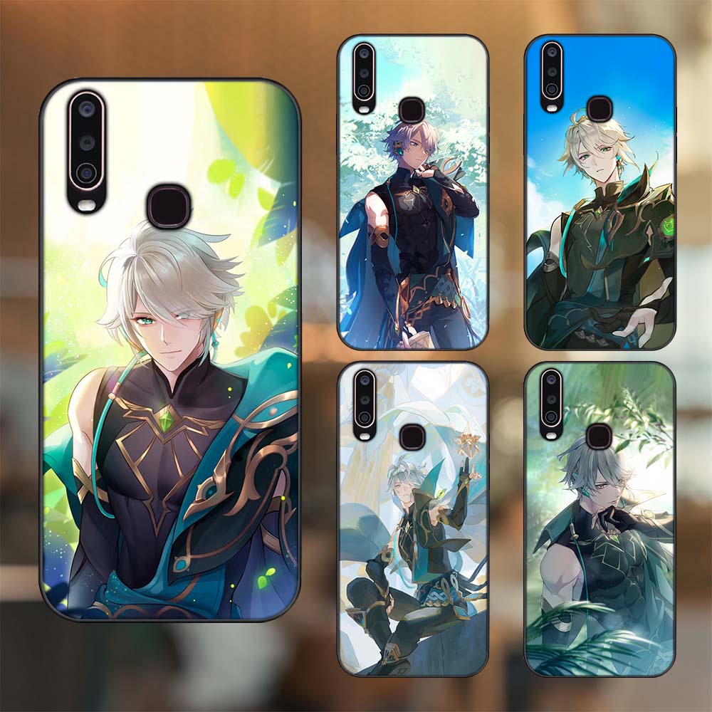 Ốp lưng Vivo Y12, Y15, Y17, U10 viền đen in hình Alhaitham Genshin Impact