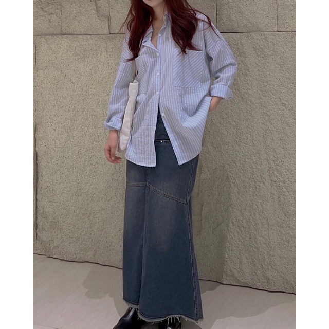 Áo sơ mi kẻ cotton form rộng, áo sơ mi kẻ 4 màu Bazic onee