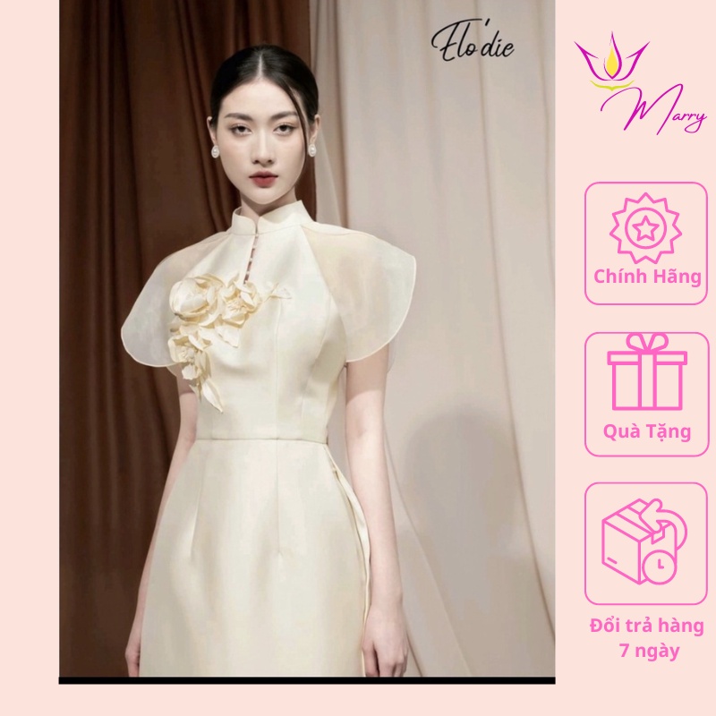 Áo dài cách tân Marry thiết kế đính hoa thủ công cao cấp