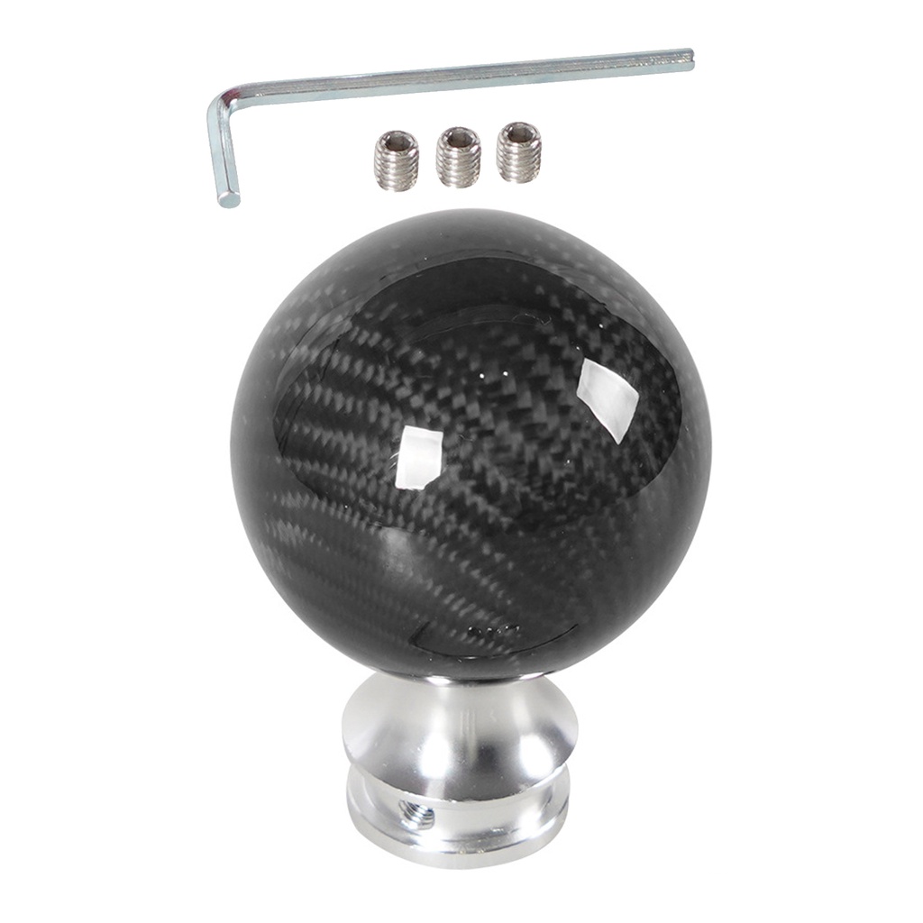 Tay Nắm Cần Số Bằng Hợp Kim Nhôm Sợi Carbon Hình Tròn
