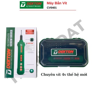 Máy bắn vít 4v thế hệ mới dekton - cv0401 - phụ kiện 35 đầu vít