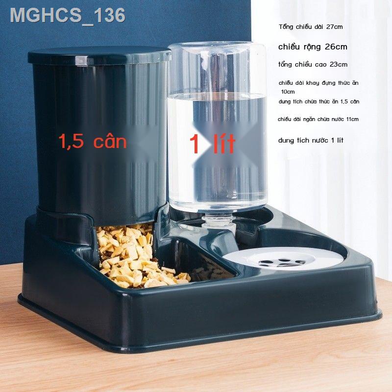 Bát đựng thức ăn cho mèo Chậu đựng thức ăn cho mèo Đồ dùng cho chó Bộ nạp nước uống tự động Tích hợp Bát ăn cho th