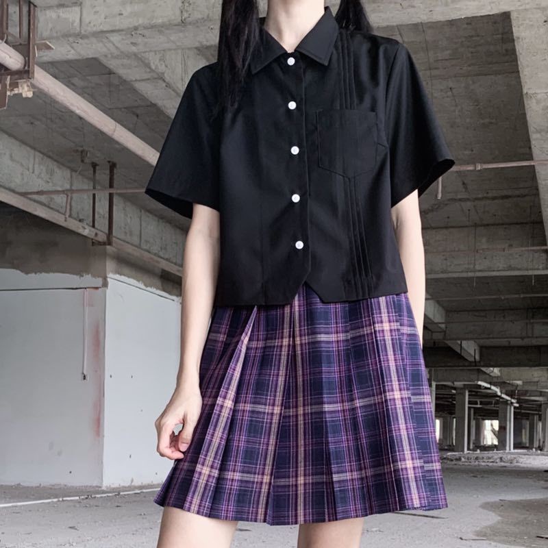Áo Sơ Mi Trắng Dáng Suông Dễ Phối Đồ Thời Trang Phong Cách Hàn Quốc Cho Nữ