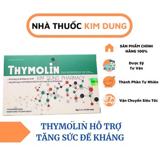 THYMOLIN 120mg- Hỗ trợ tăng sức đề kháng cho cơ thể, Giảm nguy cơ viêm đường hô hấp trên do sức đề kháng kém