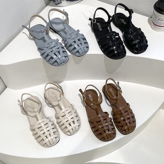 Giày nữ big size sandal size 40 - 42 đế bằng