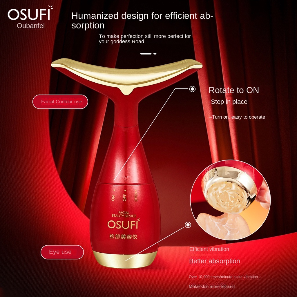 Oushufei Máy Làm Đẹp Nâng Cơ Mặt Và Làm Săn Chắc Da Loại Cá Heo Loại v / Mờ Nếp Nhăn