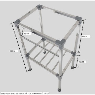 Chân bồn rửa chén chất liệu inox