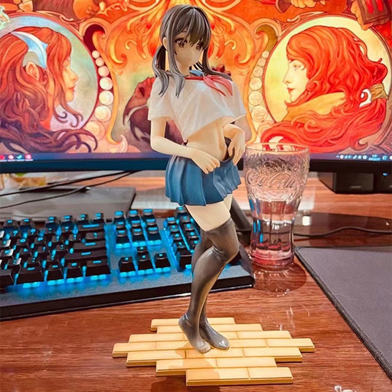 Mô Hình Nhân Vật Nữ Anime Mặc Đồng Phục Học Sinh Trong Galaxy