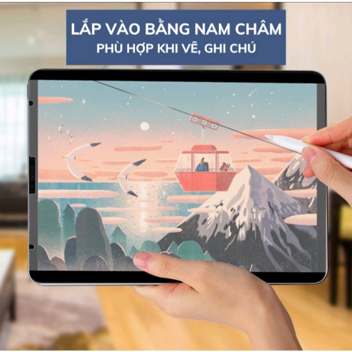 WIWU Paperlike nam châm cho  IPad Pro 11 inch 2020 , 2021 , IPad M1 / M2,  Pro 12.9 inch , IPad Air 