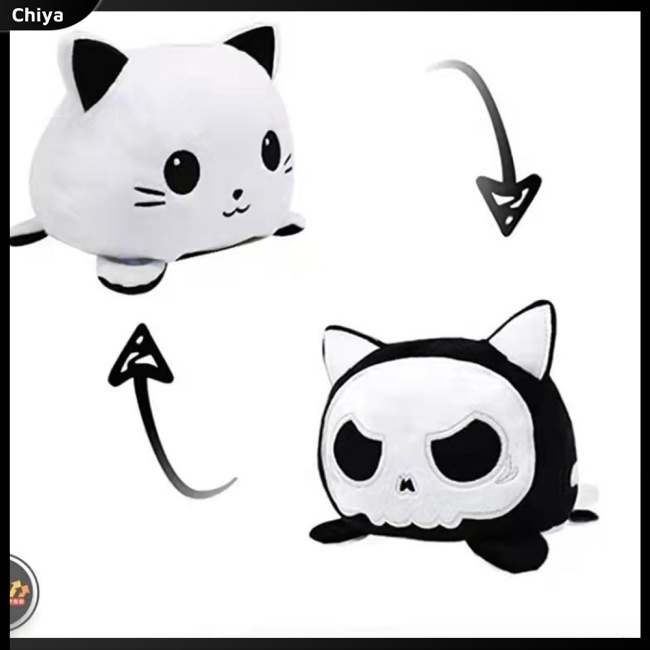 Đồ chơi nhồi bông Mềm Mại Hình Động Vật Dễ Thương Có Thể Đảo Ngược