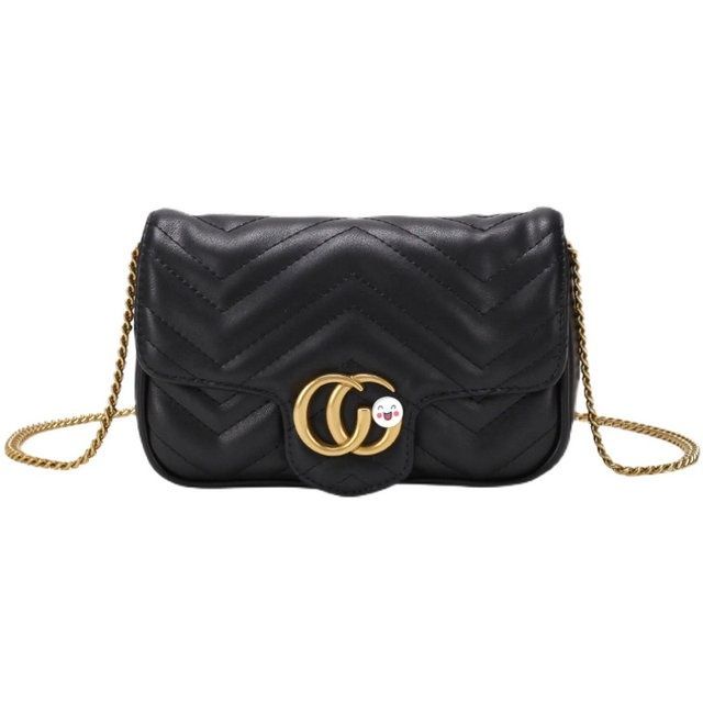 Túi Đeo Chéo Da Mềm Màu Trơn Họa Tiết Hình Thoi Thời Trang