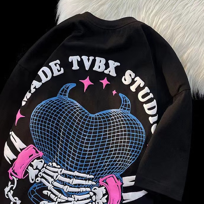 NRVP Áo Thun 100% Cotton Tay NgắN Plus Size Cho Nam Và Nữ