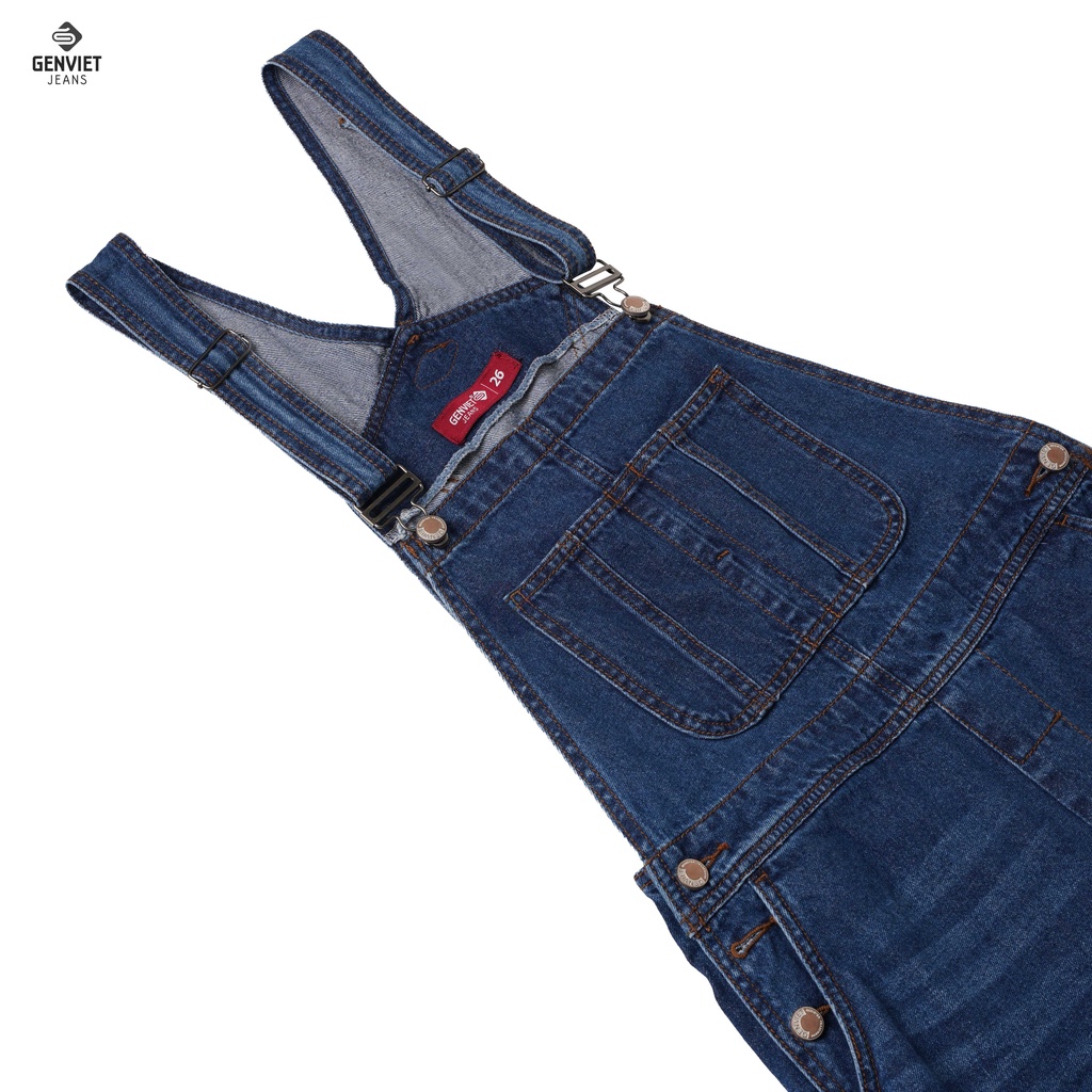 Yếm Jeans Genviet Dáng Dài Baggy Chất Bò Mềm Mát Cao Cấp TY104J8252 | BigBuy360 - bigbuy360.vn