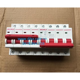 Át đảo chiều 4 pha 63a gechele gcb1-63 attomat đảo chiều 4p