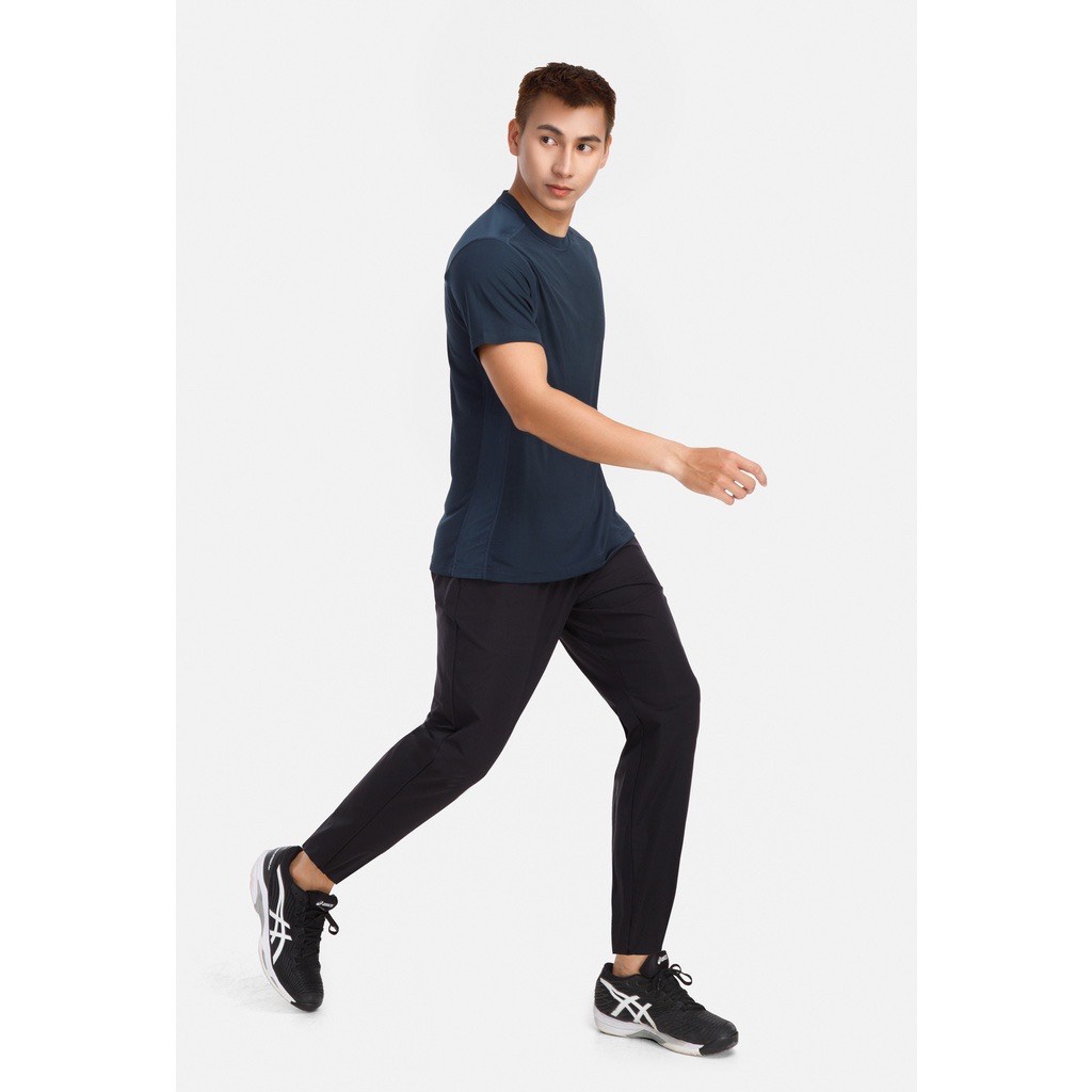 Áo thun nam Gấu 194 vải thun lạnh co dãn 4 chiều, phong cách thể thao - gym - bóng đá, from slim fit - Lạnh TN Trơn