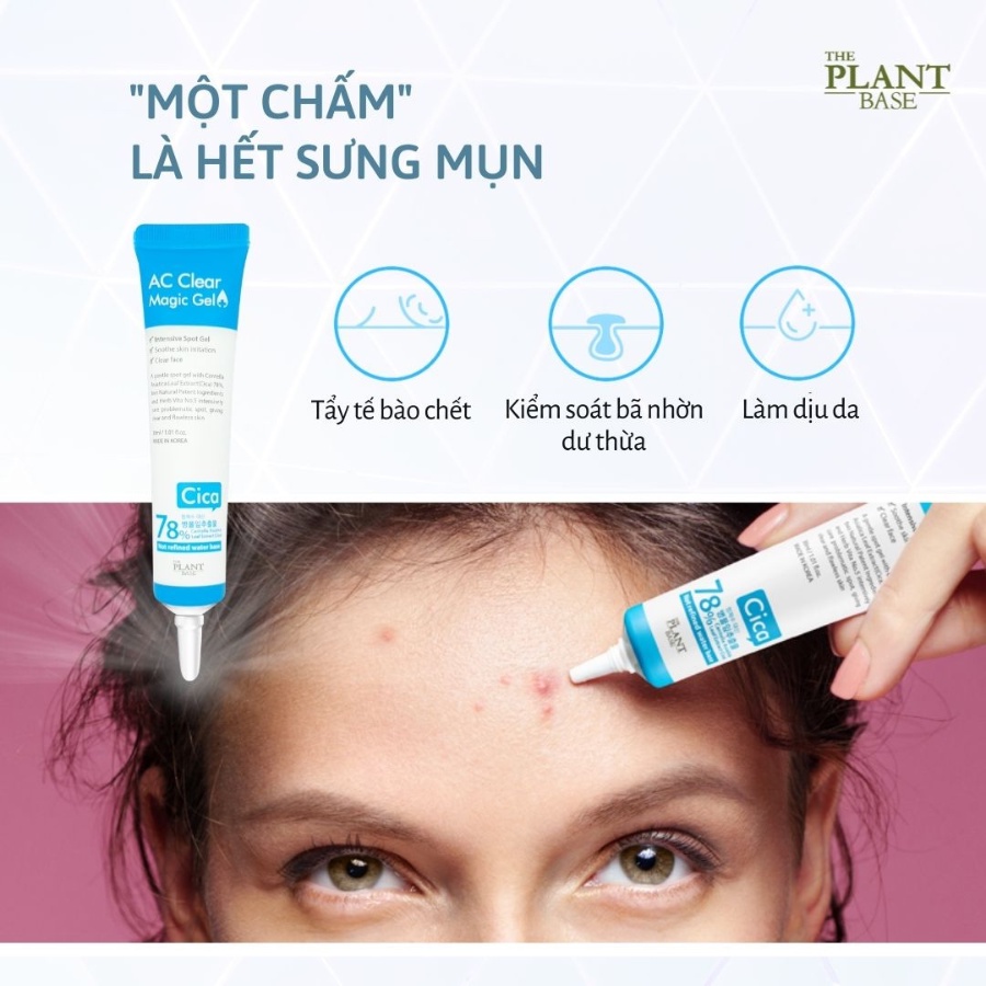 Combo 2 bước giảm mụn The Plant Base