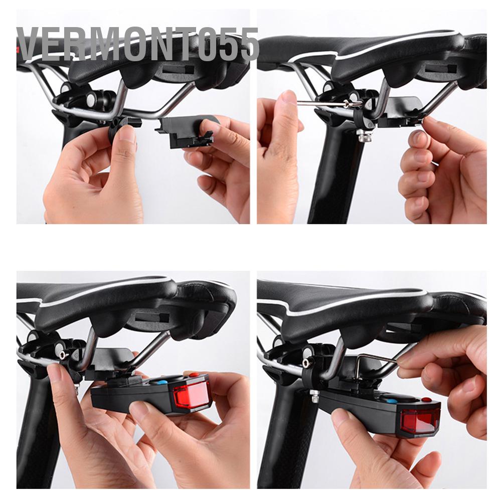 Có thể bán buôn A6 Sạc USB Xe Đạp Đuôi Đèn Cảnh Báo An Ninh Thông Minh Động Đi Đêm Phụ Kiện Vermont055 Hàng giao ngay