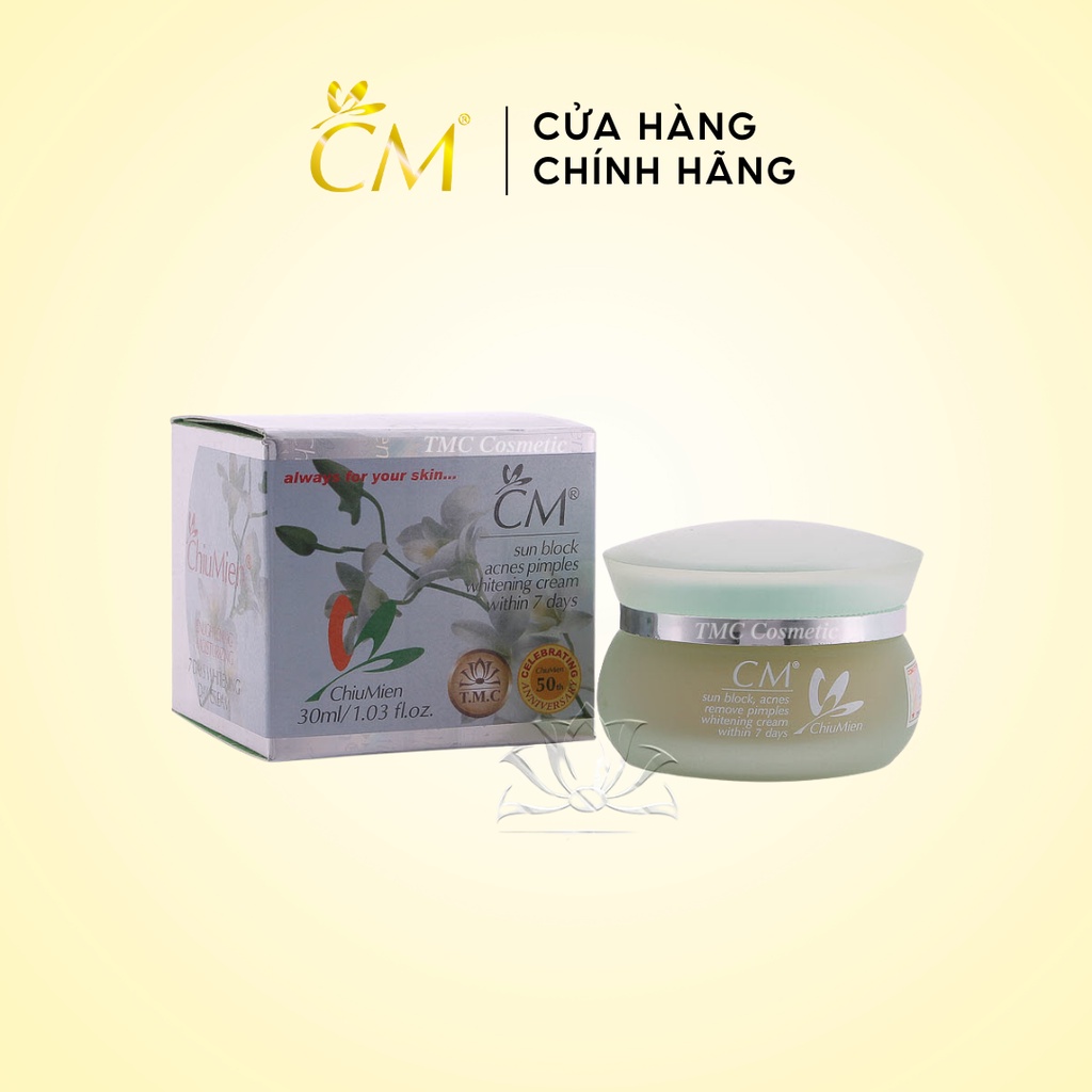 Kem CM Hoa Lan Xanh 30g Ngăn Ngừa Mụn