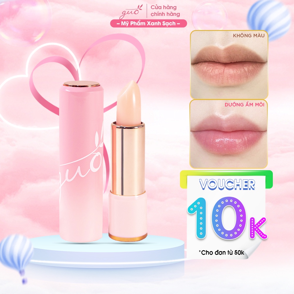  Son dưỡng hồng dâu GUO - Rose Touch lip Balm 5gr