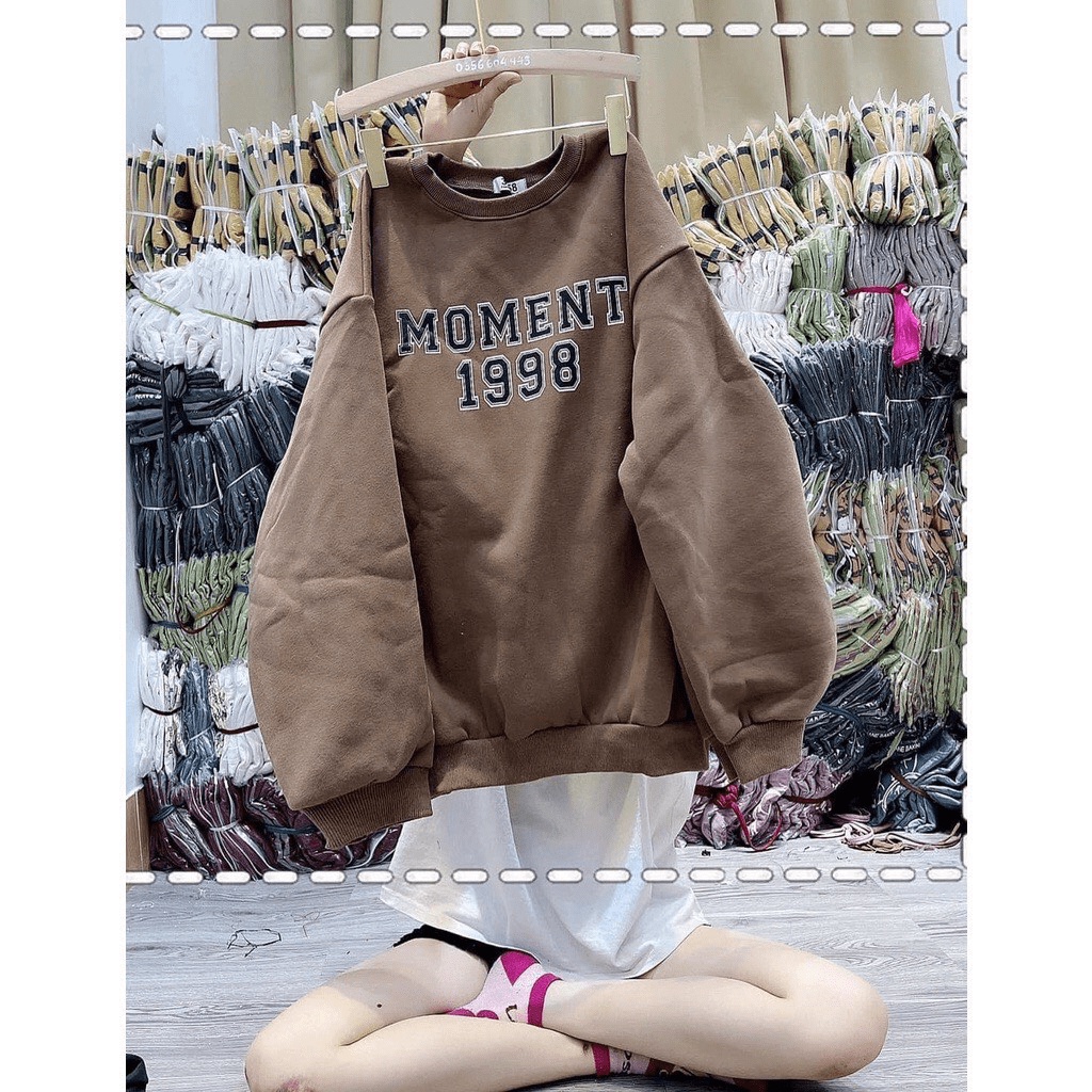 (HCM) Áo khoác nỉ cổ chui trùm đầu - form rộng phong cách hàn quốc siêu xịn -tt thu đông ấm áp cho các chị em KME FASHIO