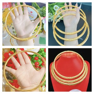 Kiềng cổ cưới cô dâu chuẩn 24.k kèm hộp nhung EK.963