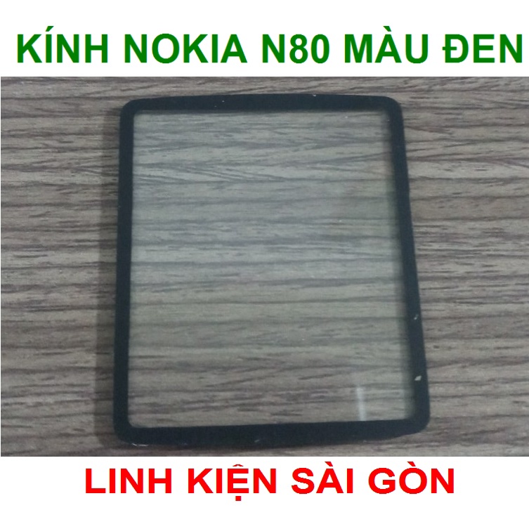 KÍNH NOKIA N80 MÀU ĐEN