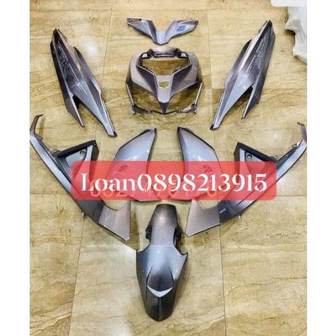 DÀN ÁO,VO NHỰA AIR BLADE 125 MÀU BAC HÀNG ZIN CHÍNH HÃNG HONDA _ HUONG RACING - VJC SÀI GÒN