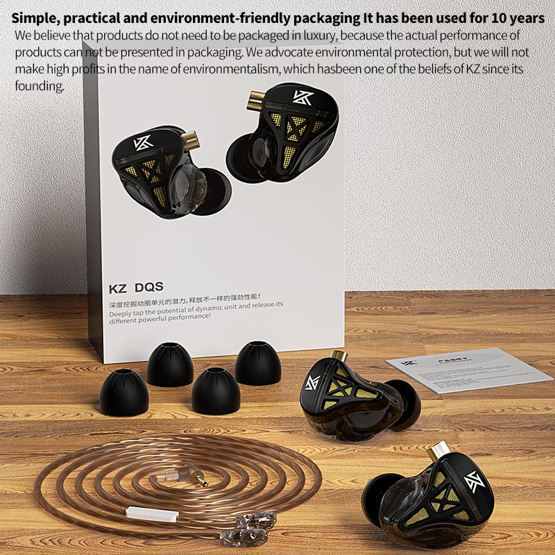 Tai Nghe Nhét Tai KZ DQS HIFI DQ6 DQ6S ZSN PRO EDC ZSTX EDX PRO Chống Ồn