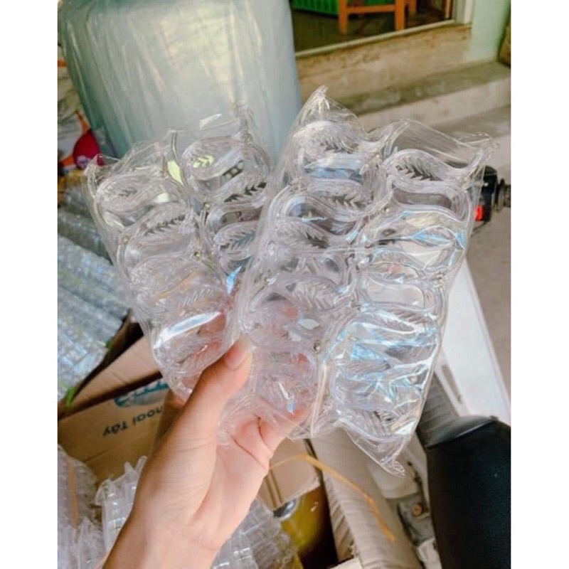 Set 12 kẹp càng cua trắng trong