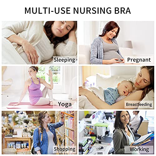 Áo Ngực Không Gọng Không Đường May Có Thể Tháo Rời Cho Mẹ Bầu Chăm Sóc Bé