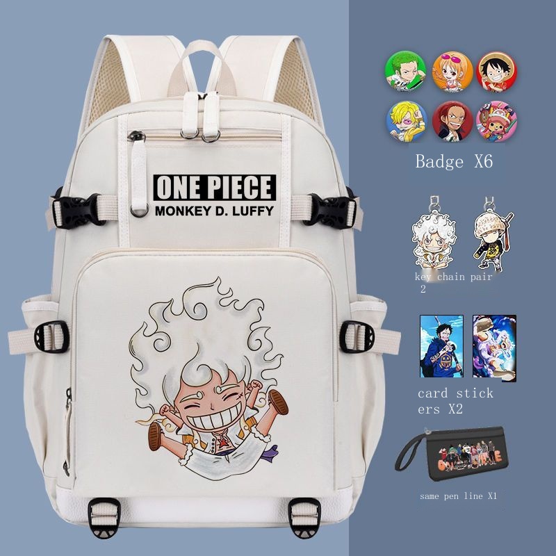 Ba Lô Đi Học In Hình Nhân Vật Luffy Trong Phim Hoạt Hình One Piece Dành Cho Học Sinh Trung Học