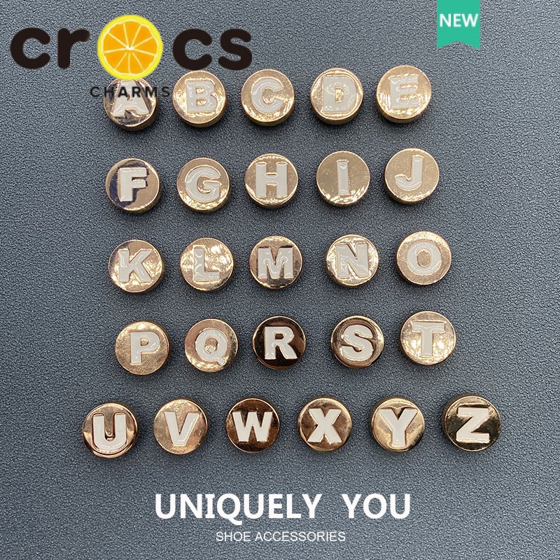 Crocs Phụ Kiện Trang Trí Giày crocs Bằng Kim Loại Chất Lượng Cao