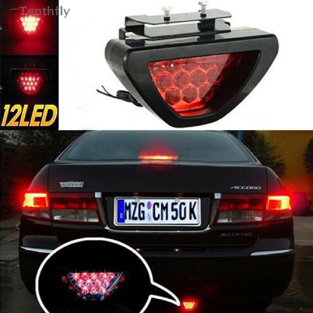 Đèn Led Tam Giác F1 12 Bóng 12V Gắn Đuôi Xe Hơi Mới