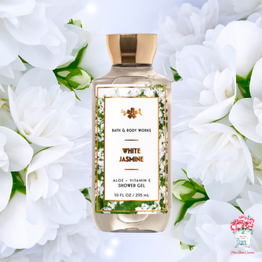 Sữa Tắm Bath & Body Works White Jasmine Hương Thơm Nữ Tính Quyến Rũ Trưởng Thành 295ml