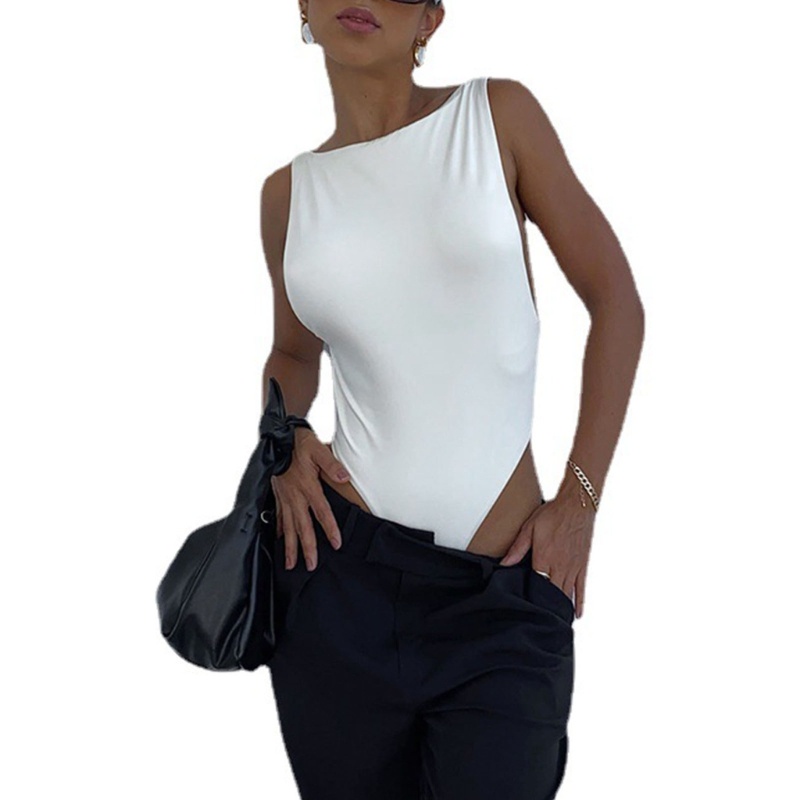 Áo Liền Quần Ngắn Không Tay Thời Trang Gợi Cảm Cho Nữ