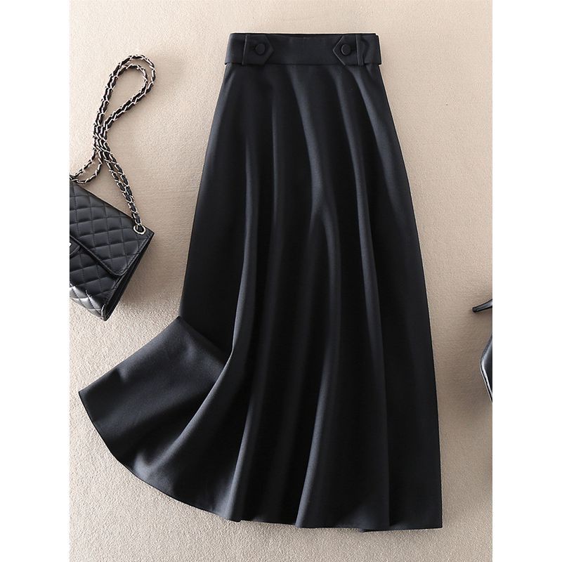 Bán Chạy Nhất Chân Váy Xòe Dài Dáng Chữ A Lưng Cao Mỏng Nhẹ Thời Trang Mùa Hè Mới