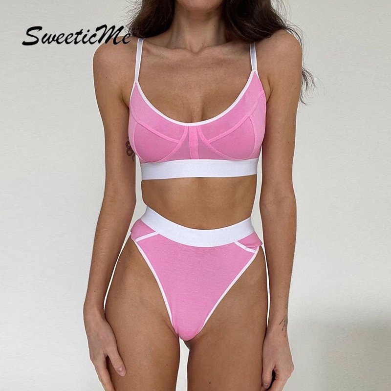 Bộ Đồ Hai Dây Dáng Ôm Màu Trơn Thời Trang Mới 2023 Dành Cho Bạn Nữ