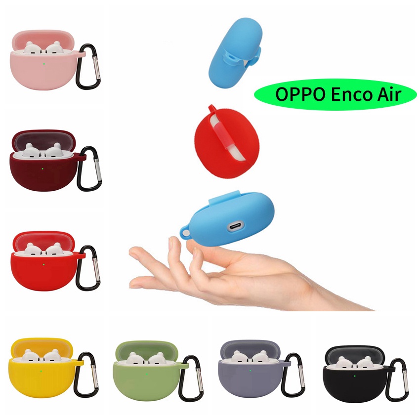 Ốp Điện Thoại Màu Trơn Chống Rơi Chống Sốc Cho OPPO Enco Air 2