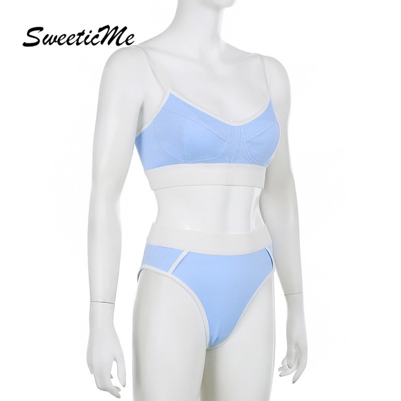 Bộ Đồ Hai Dây Dáng Ôm Màu Trơn Thời Trang Mới 2023 Dành Cho Bạn Nữ