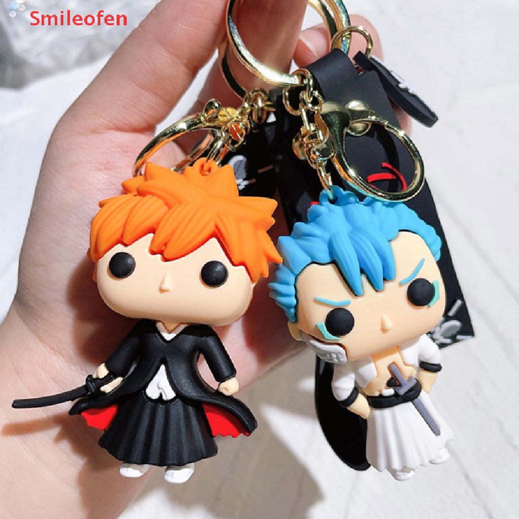 1 Móc Khóa Mô Hình Nhân Vật Kurosaki Ichigo Hoạt Hình BLEACH Bằng PVC Mới