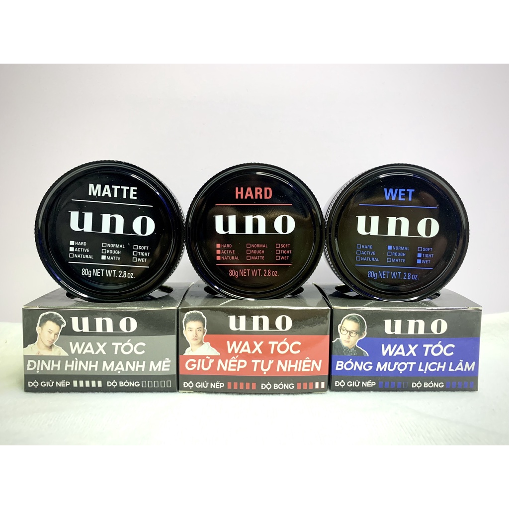Sáp Vuốt Tóc UNO Tạo Kiểu 80g