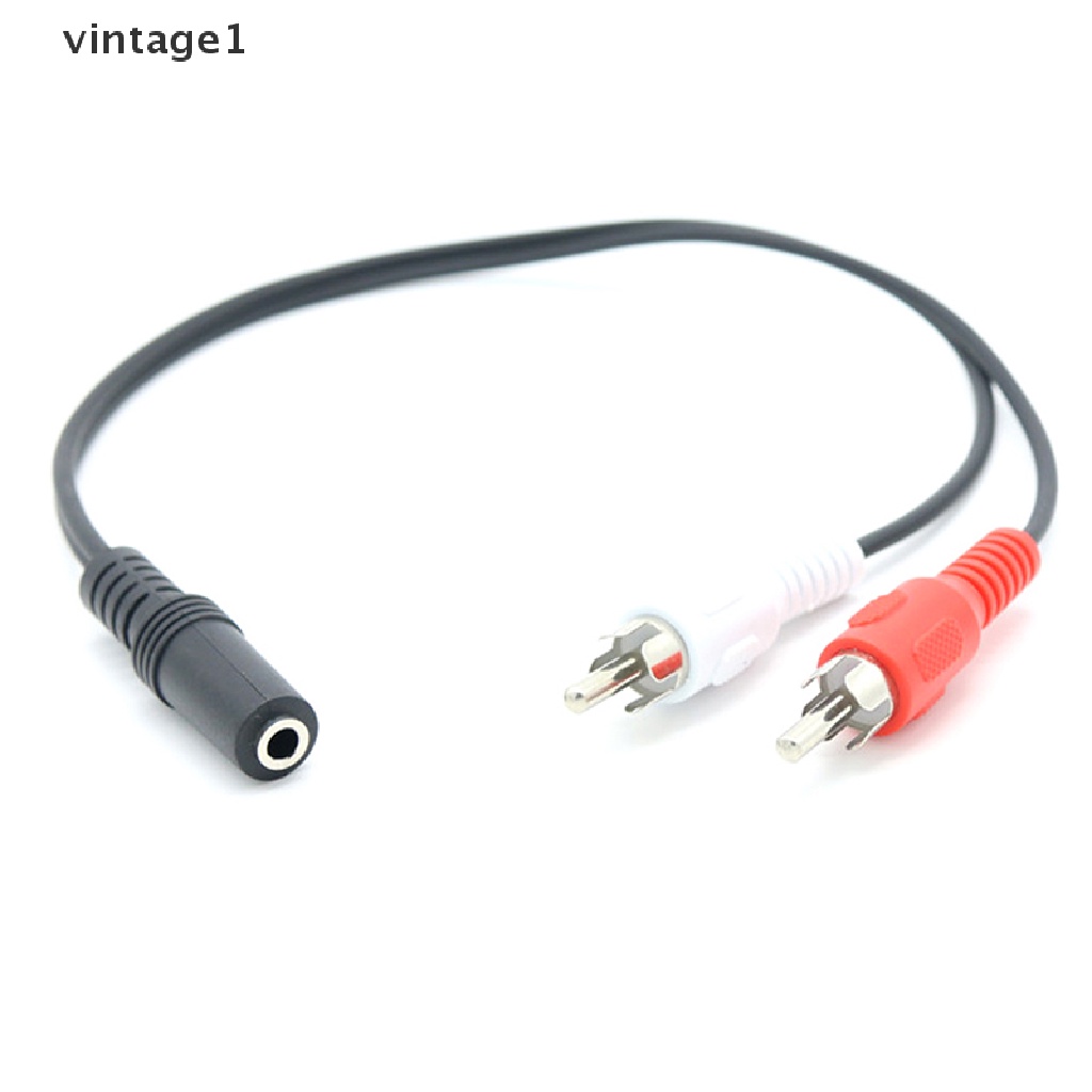 Dây Cáp Âm Thanh Nối 3.5MM Với 2 Đầu Cắm RCA 3.5MM Chuyên Dụng