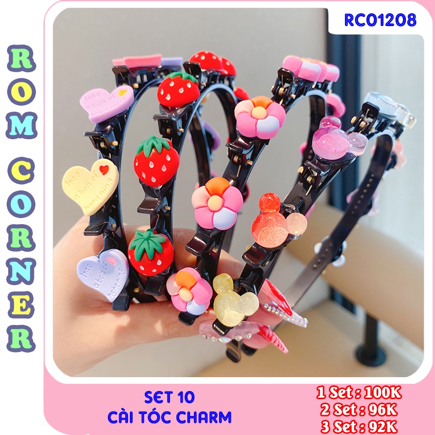 Set 10 Cài Tóc Charm RC01208