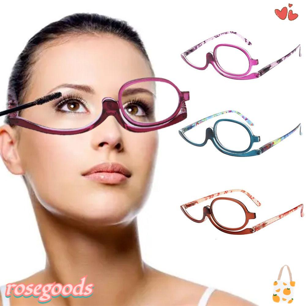 Kính Đọc Sách Trang Điểm Dạng Xoay + Kính Lúp 1.50 ~ + 4.0 Diopter + 1.50 ~ + 4.0