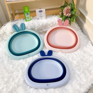 chậu rửa mặt gấp gọn cho bé