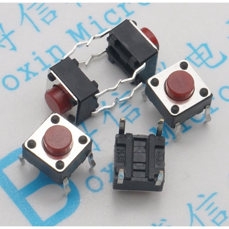 Nút Công Tắc Bếp Ga 6x6x5 6 * 6 * 5