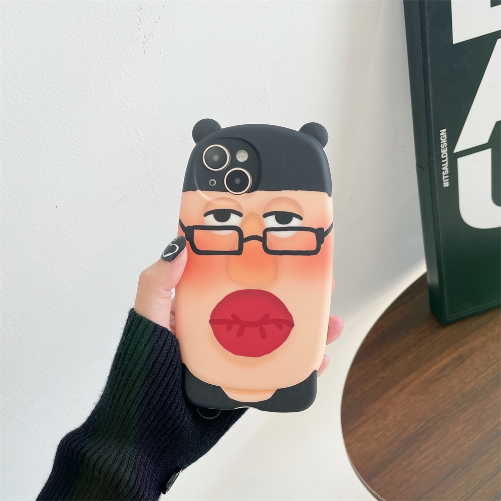 Ốp Điện Thoại TPU Mềm Hình Gấu 3D Cho iPhone 14 13 12 11 Pro Max 12Pro 13Pro 14Pro 14Plus 13ProMax 14ProMax