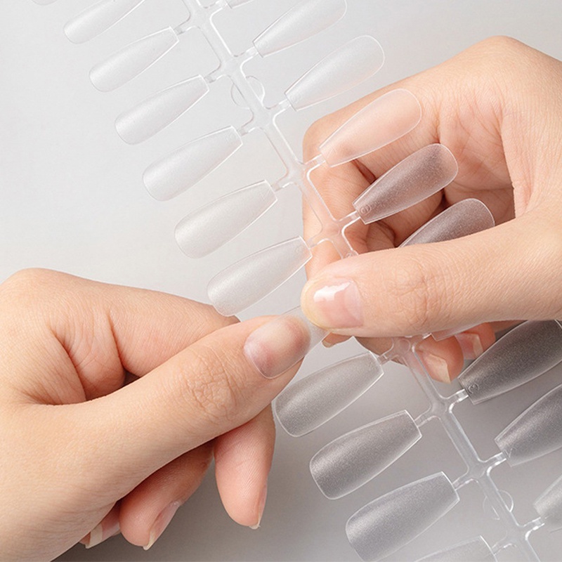 Hộp 240 móng tay giả UR SUGAR thiết kế toàn bộ mặt nhám chất lượng cao